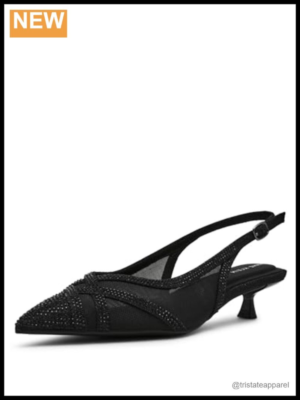 Anne Klein Jolene-C Kitten Heel Pump Party Business Casual Pull-On